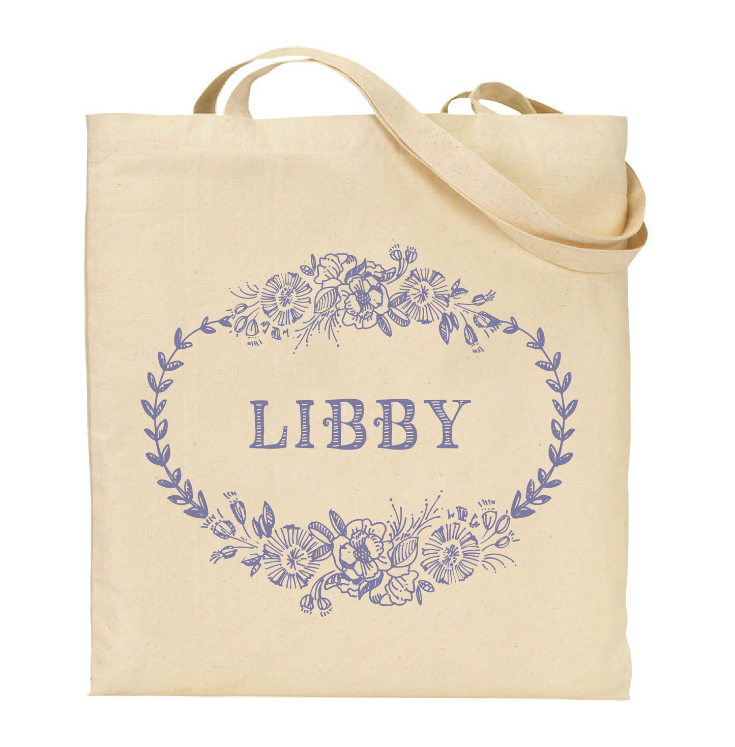 Vintage Pen & Ink Personalized Tote Bag