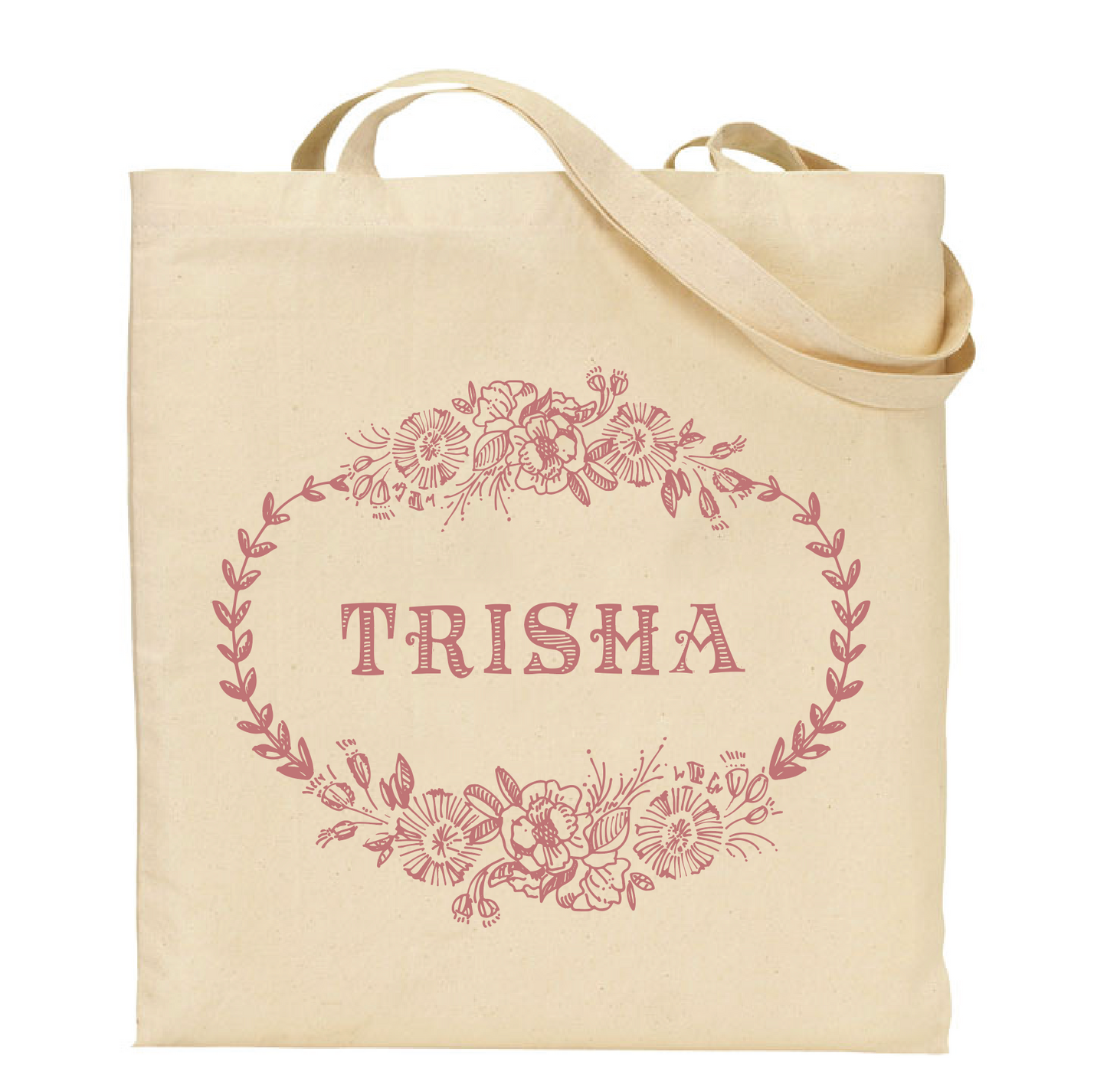 Vintage Pen & Ink Personalized Tote Bag