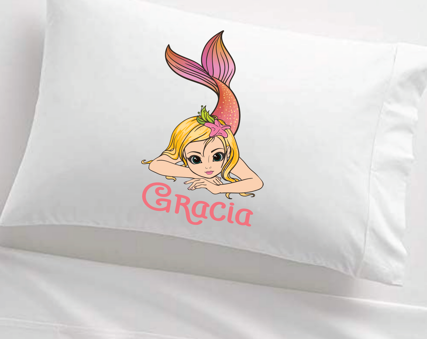 Little Mermaid Personalized Kid's Pillowcase
