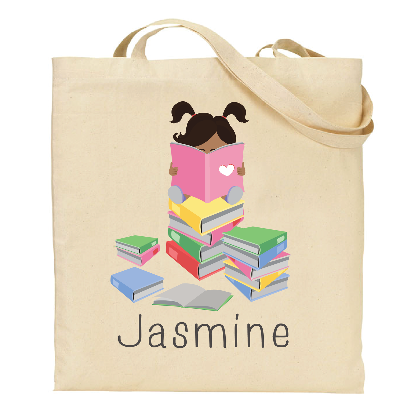 Personalized Little Reader Tote Bag