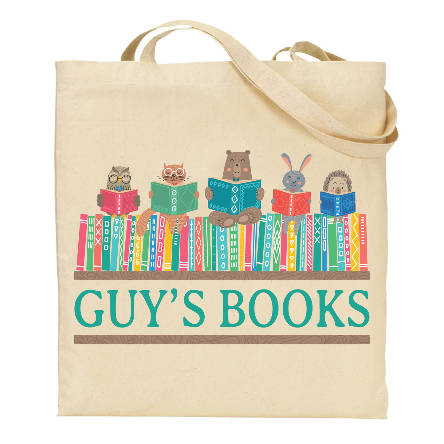 Personalized Animal Readers Tote Bag