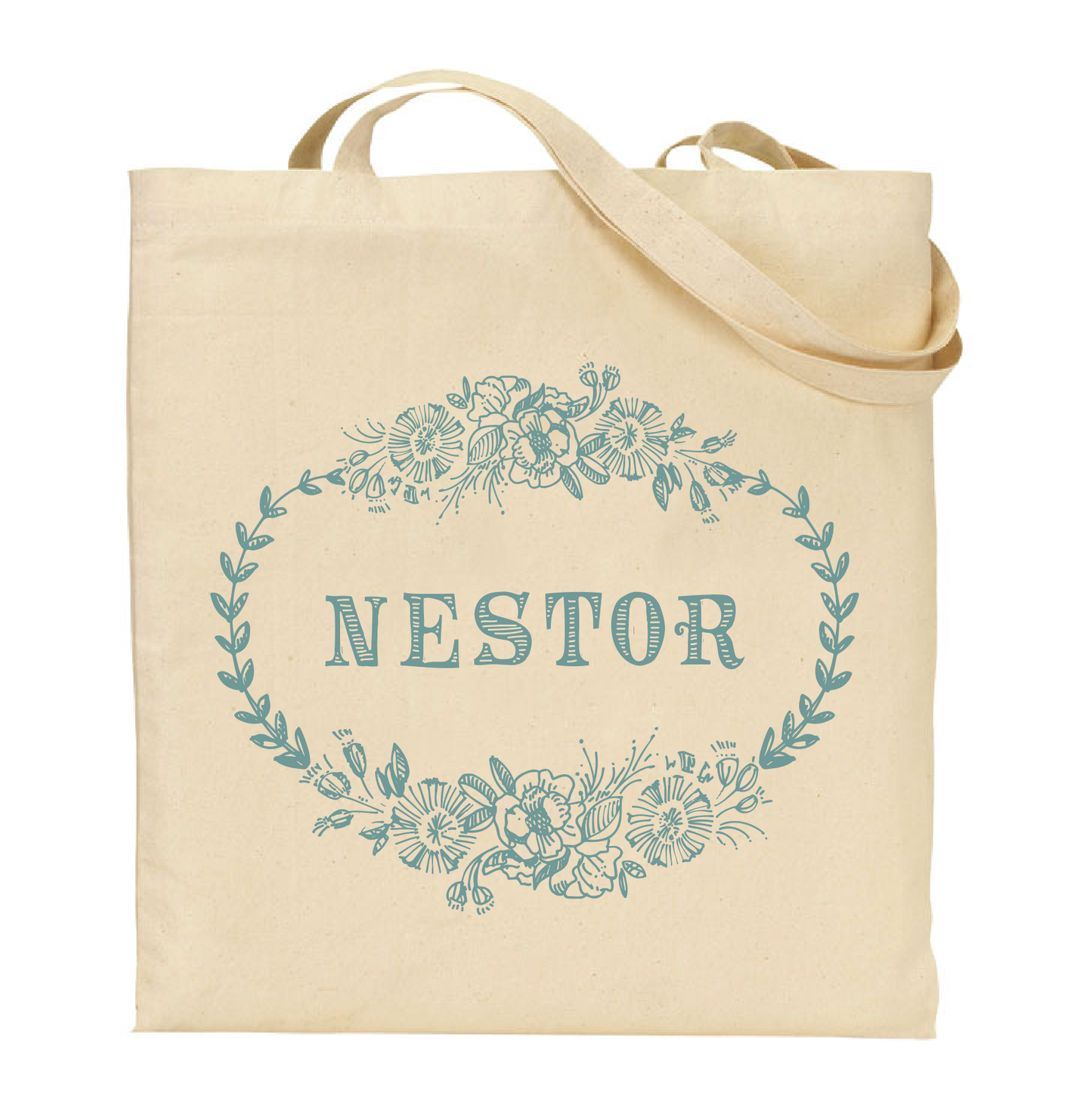 Vintage Pen & Ink Personalized Tote Bag
