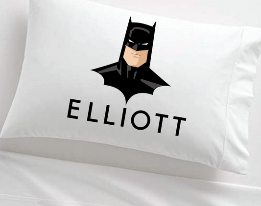 Personalized Batman Superhero Pillowcase
