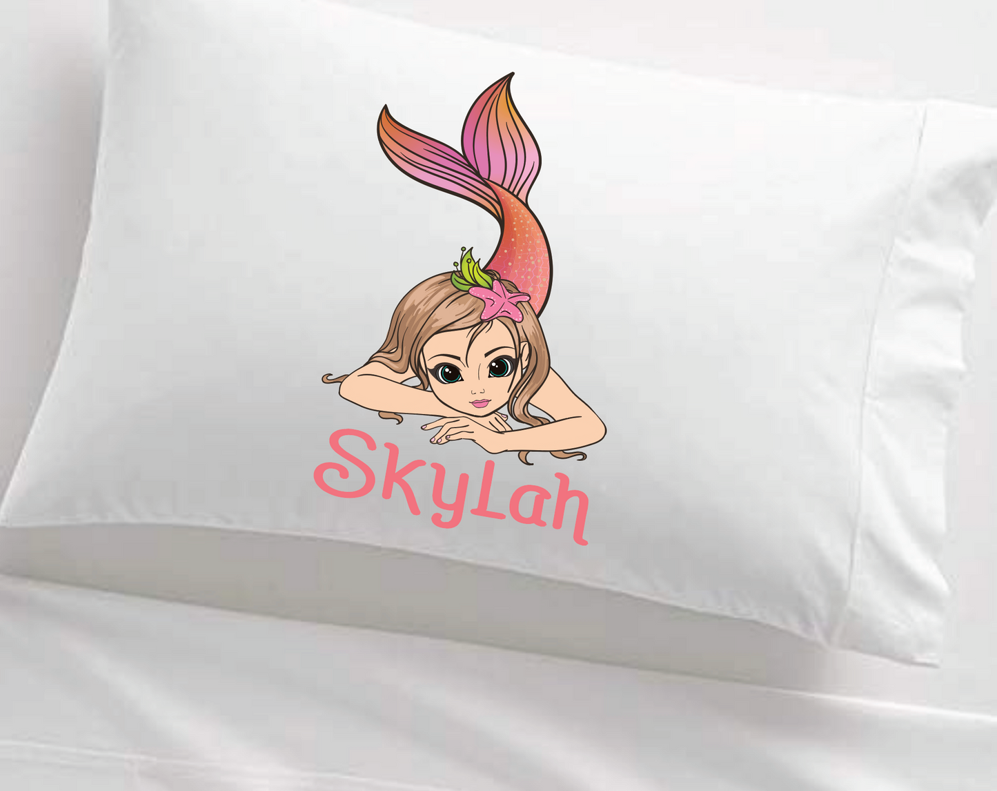 Little Mermaid Personalized Kid's Pillowcase