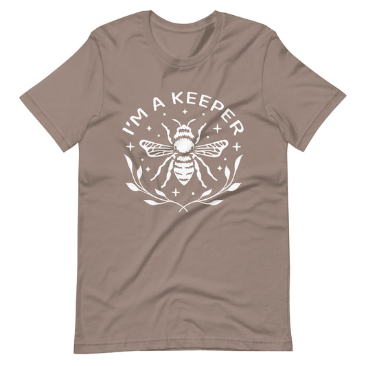 I'm a Keeper Beekeeping T-shirt, Bee Keeper Gift, Honey bee Unisex t-shirt